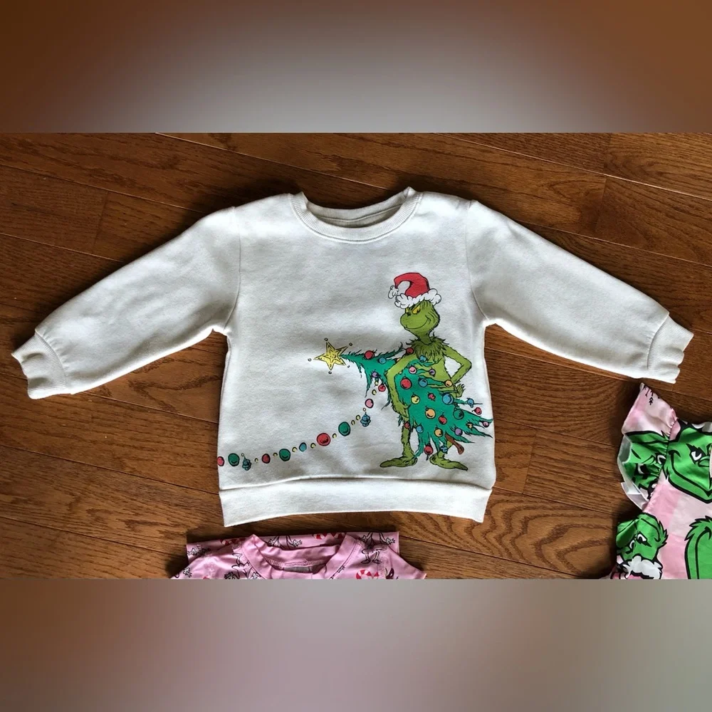 Toddler Girls Grinch Lot- size 3/4